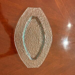 Handmade Art Glass Decorative Tray